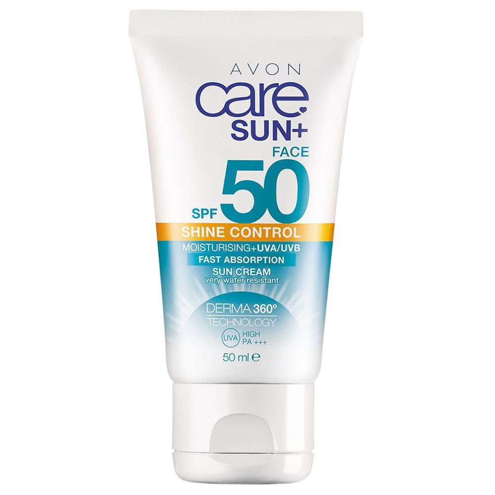 Avon Care Sun+ SPF50 Shine Control Sun Cream for the Face 50ml