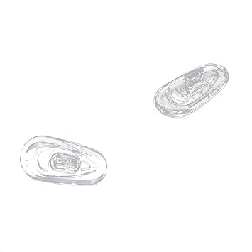 25 Paare Silikon Brillen Nasen Pads Oval Druck auf