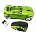 CHUYI Cool Sports 3D Car Shaped Wireless Optical Mouse 1600DPI 3 Button Ergonomic Office Mice with USB Receiver for Travel Business School Home Gift (Pearl Blue - 1 Pack)