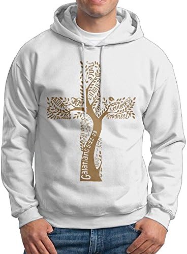 Men's Sweatshirt,Fruit Of The Spirit Christian Long Sleeve Hoody For Men