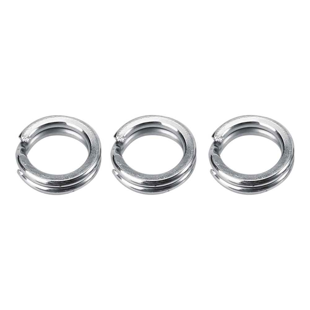 Split Rings, Stainless Steel Fishing Tackle Bait Connector for Lures and Leaders