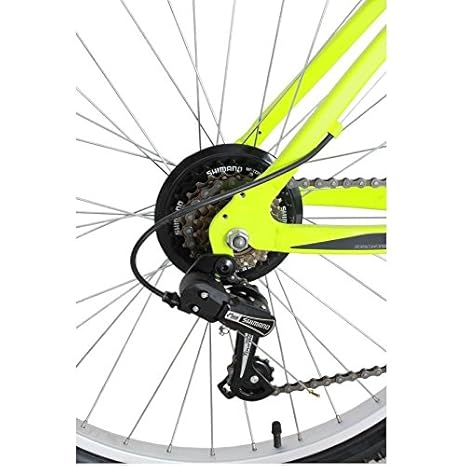 btwin rockrider 340 yellow mtb cycle