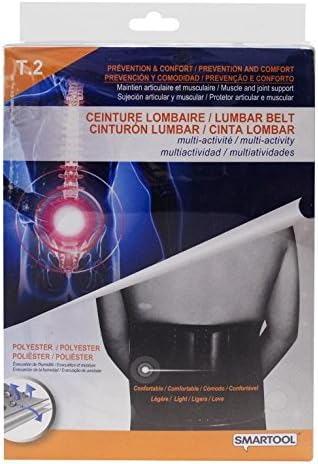 Smartool CEINTLOMBT2 Lumbar Belt, Black - Image 3