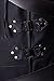 Mens Halloween Cosplay Costume Black Cloak Outfits Suit