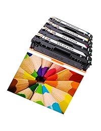starink   Cartucho compatible con HP 410 A cf410 a cf411 a cf412 a CF413 A cartucho de tóner uso con HP Color LaserJet Pro MFP m477fdw m477fnw M477fdn m452dw 452 NW 452dn m377dw paquete de 4