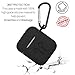 Trosen - Apple AirPods with 2 Anti-Lost Carabiner Clip (Carbon Black)