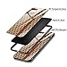 Anyos Compatible iPhone 7 Plus/iPhone 8 Plus Tempered Glass Painted Case, Ultra Thin Soft TPU + Silicone Bumper Anti-Scratch Shockproof Full Body Protective Hard Back Cover, Light Bee Lattice