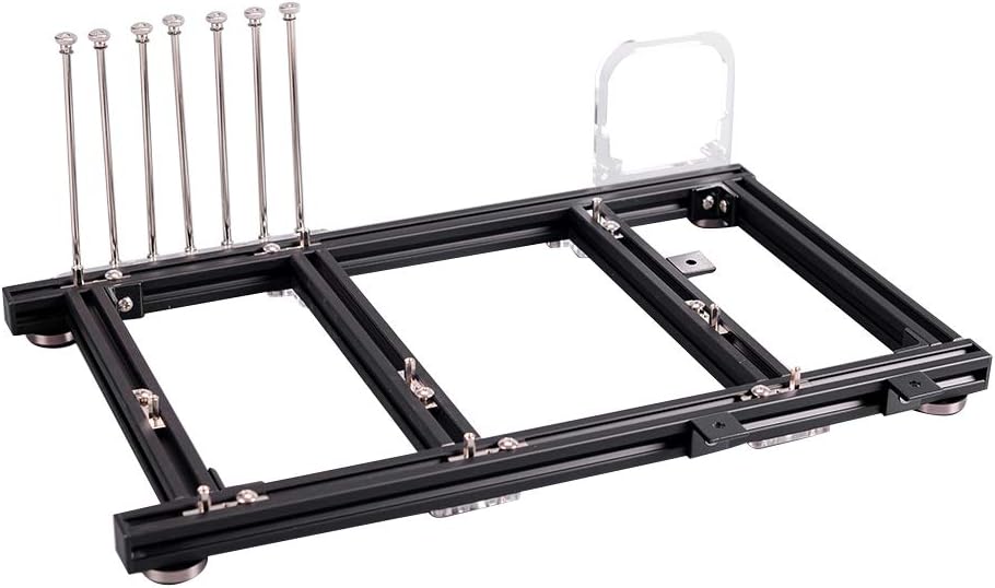 Fdit ATX Open PC Test Bench Case MATX Motherboard Open Air Bracket Aluminum