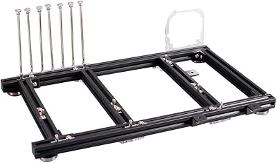 Fdit ATX Open PC Test Bench Case MATX Motherboard Open Air Bracket Aluminum