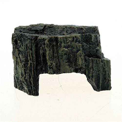 World 9.99 Mall Reptile Rock Hide Cave Reptile Rock Hide Habitat decoration|Natural,Non-toxic, Made of Resin | Hideout For Small Lizards, Turtles, Reptiles, Amphibians,Fish - Thumbnail 4