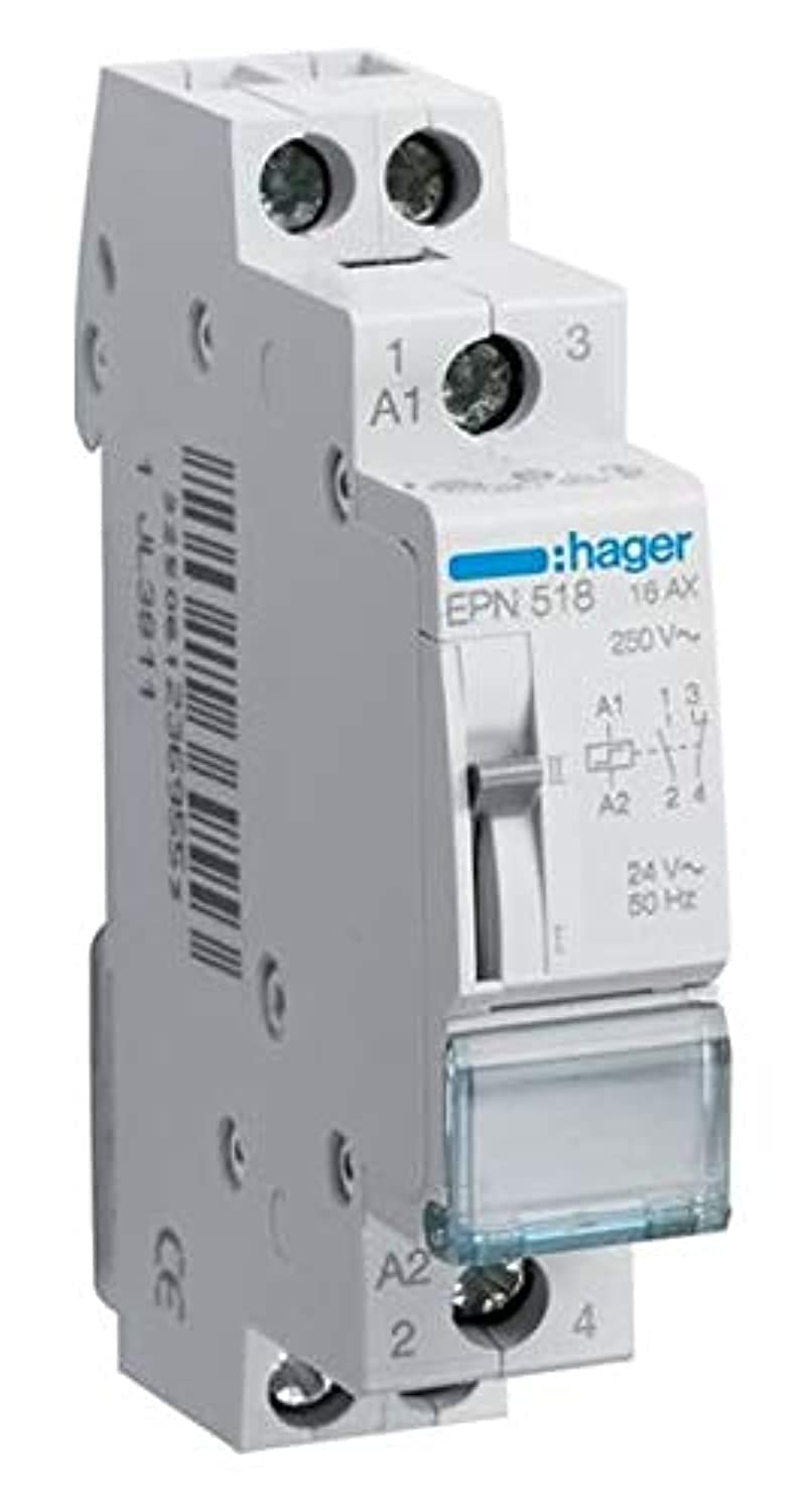 Hager epn518 Rolling 24 V 16 A 1 NA + 1NC