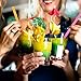 Tomnk 360pcs Jumbo Smoothie Straws Color Plastic disposable Straws Milkshake Straws Extra Wide