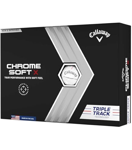 Amazon.com : Callaway 2022 Chrome Soft X LS Dozen Golf Balls White