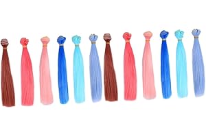 HOMSFOU 12 pcs Doll Wig Fiber Tools Kids Tools Doll Hair Supplies bjd Repair Child
