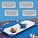 ECR4Kids Children's Naptime Cot, Stackable Daycare Sleeping Cot for Kids, Heavy-Duty, 52