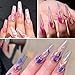 20PCS Flame Stickers for Nails, Flame Reflections Halloween Nail Stickers flame Holographic Nail Stickers for Nails Manicure Tape Adhesive Foils DIY Decoration