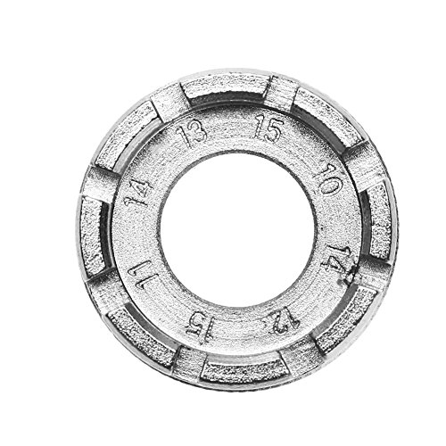 Starnearby Bicycle Wrench Spoke Mountain Bike Repair Tool Wheel Rim Steel Spanner - Thumbnail 3