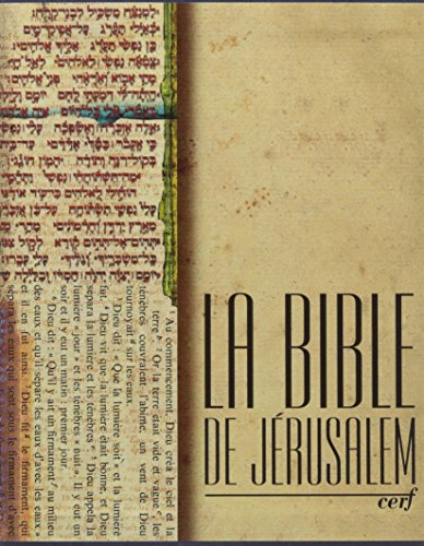 BIBLE DE JERUSALEM