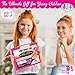 Toysical Kids Stencils Set for Girls | 55 Pc Drawing Art N Crafts Set with Non-Slip Clips in Travel Case | Best Birthday & Christmas Gift for Ages 3, 4, 5 & 6 Year Old Toddlers & Children