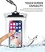 Ringke Waterproof Phone Pouch Case IPX8 Certified Universal Easy Snap Technology Clear Pouch Dry Bag for Smart Phones Up to 6.0