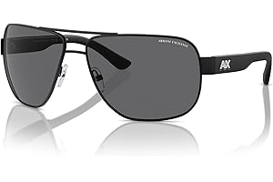 A｜X ARMANI EXCHANGE Armani Exchange Men's Ax2012s Rectangular Sunglasses