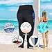 Ctrilady High Waist Women Neoprene Wetsuit Pants 2.5mm UV Sun Protective Leggings Diving Snorkeling Surf Swimming Water Sports Tights