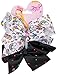 Jojo Siwa JJS-069 Bow Set Cupcake Rainbow Hearts Large Double Set Great Birthday Christmas Girl's Stocking Filler