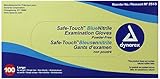 Dynarex 2513 SafeTouch Nitrile Exam Gloves, Non Latex, Powder Free, Large (Pack of 1000)