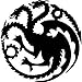 Game of Thrones House Targaryen Khaleesi Dragons Logo Vinyl Sticker Decal HBO for Car Truck Mac (5.5