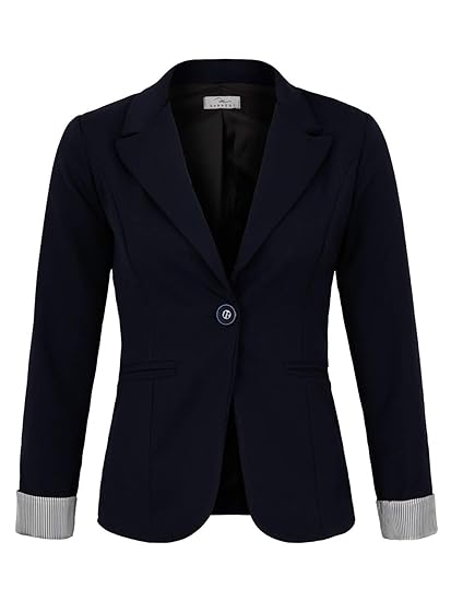 DANAEST Eleganter lässiger Doppelreihiger klassischer Business Blazer (625)