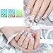 Nail Stencils, ETEREAUTY 180 Pieces Nail Vinyls Stencil Sticker Sheets for Nail Art Design