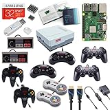 Vilros Raspberry Pi 3 Model B+ (B Plus) Retro Arcade Gaming Kit with Multi Retro Gaming Controller Set-Includes: 2 Each of NES, SNES, N64, PS2 & GENASIS Controllers