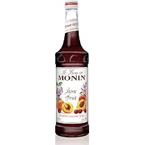Amazon.com: Monin - Stone Fruit Syrup, Sweet Flavor with Peach ...