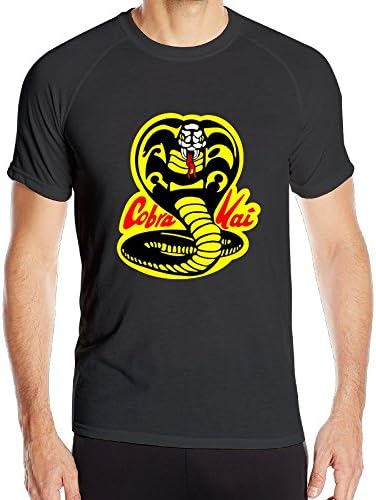 HihfuihoHIYD Men's Cobra Kai Karate Adult Short Sleeved T - Shirts