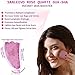 Jade Roller – Rose Quartz Face Roller and Gua Sha Facial Roller for Anti Aging – Face Roller for Slimming, Firming and Removes Wrinkles – Bonus Cleansing Brush Cupping by Sanleevothumb 4