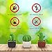 Lively Breeze Dotti Cactus, Non-Electric Ceramic Diffusers for Essential Oils and Aromatherapy Fragrance, White Ceramic Diffusers in Car or Desk Office Decor and Small Bathroom at Home, White Vase