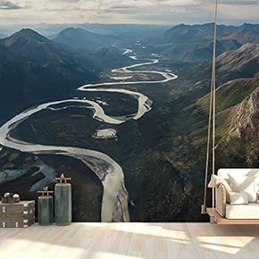 Wall Mural Landscape Removable Wallpaper Wall Sticker for Bedroom Living Room - 66x96 inches