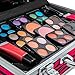 Vokai Makeup Kit Gift Set - 51 Piece 32 Eye Shadows 2 Blushes 2 Lipsticks 2 Lip Glosses 2 Eye Liner Pencils 1 Lip Liner Pencil 1 Mascara - Case with Carrying Handle
