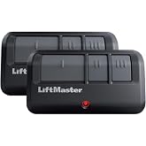 LiftMaster 893Max Security+ 2.0 3-Button Gate Operator Remote Control with Visor Clip - Pack of 2