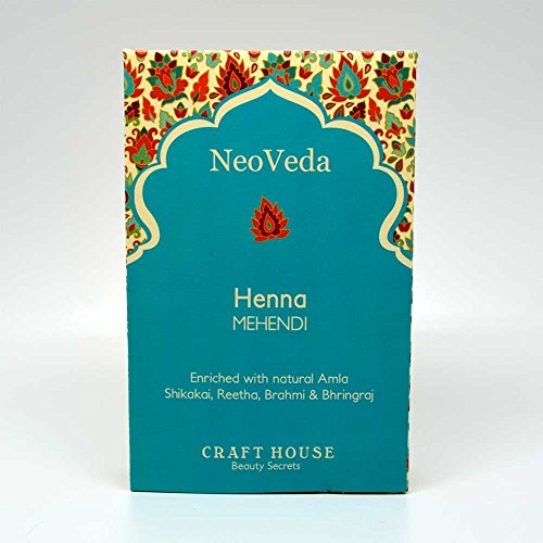 NeoVeda Henna Mehndi - 200 Gms - No Paraben Green