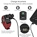 FUNBOT B3 Fitness Tracker,Activity Continuous Heart Rate Monitor Smart Pedometer Bracelet, IP67 Waterproof Fitness Watch Sleep Calorie Counter with Replacement Red Band for Android & iOS