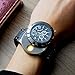 CkeyiN Novelty Sport Wristwatch Quartz Watches Collectable Butane Cigar Cigarette Lighter with USB Electronic Rechargeable Windproof Flameless Electric Gift - Black