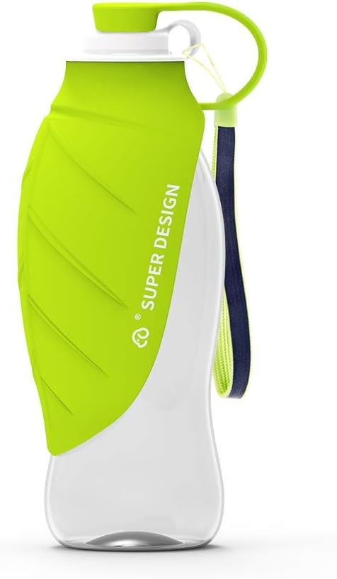 BePetMia Water Bottle Travel Portable for Dogs 580 ml Green