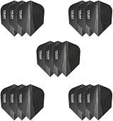 Harrows Retina Dart Flights 5 Sets 100 Micron Premium Black