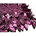 WOMHOPE® 2 Pack - 3D Solid Satin Flower Leaves Square Throw Covers Pillowcase Bed Sofa Couch Cushion Pillowcase Arts Decorative Cover Wedding Throw Pillow Covers (Purple)