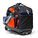 Pyramid Path Deluxe Double Roller with Oversized Accessory Pocket Bowling Bag (Royal Blue/Orange)
