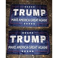 Ant Enterprises 3x5 Trump Make America Great Again 2 Faced 2-ply Wind Resistant Flag 3x5ft