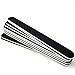 GREEN FABWOOD Double Sided Nail Files Emery Board Grit Black Gel Cosmetic Manicure Pedicure 5 pcs