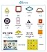 Security Magnetic Building Blocks Stacking Toys for Boys Girls, Magnet Tiles Kits for Kids (Above 3 Year-Old ) - 46 PCS