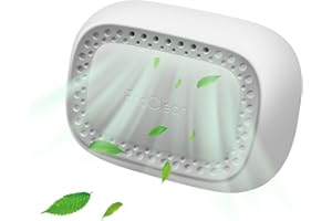 EraClean Mini USB Fridge Deodorizer, Portable Rechargeable Refrigerator Deodorizer, Reusable Fridge Odor Eliminator, Antifreeze Design Ozone Sterilizer for Fridge, Wardrobe, Cabinet, Car(2 Modes)